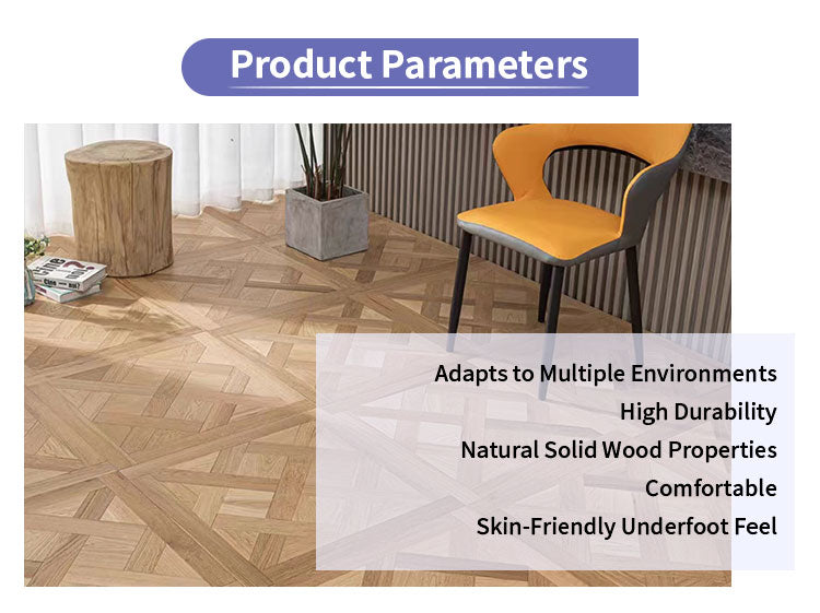 ENF&B1 Certified Luxury Versailles Palace Style Solid Teak Art Parquet Engineered Wood Flooring for Living Room Park
