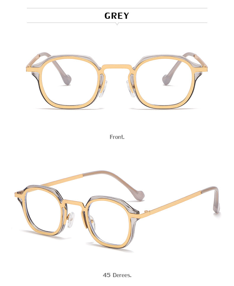 New Fashion Small Frame Sunglasses for Men, European and American Classic Retro Sunglasses, Steampunk Trendy High-End Glasses for Women