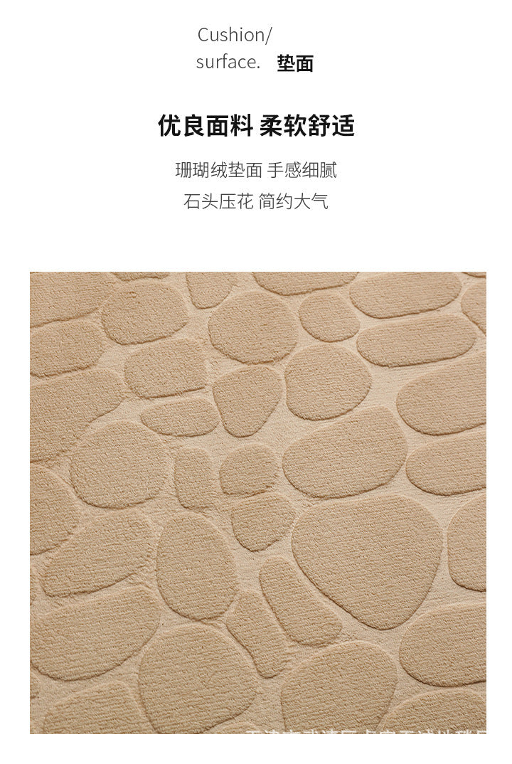 Striped Quilted Coral Fleece Floor Mat Manufacturer Wholesale Bathroom Mat Dropshipping Carpet