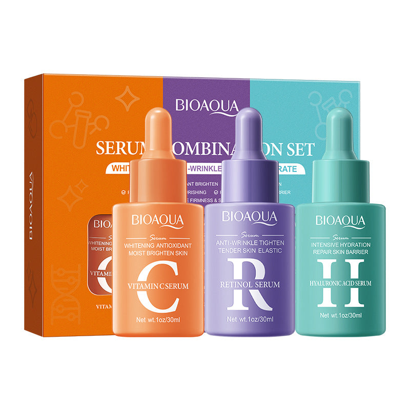 Essence Three-Piece Set90ml BIOAOUA Hydrating and Moisturizing Skincare Set  Wholesale