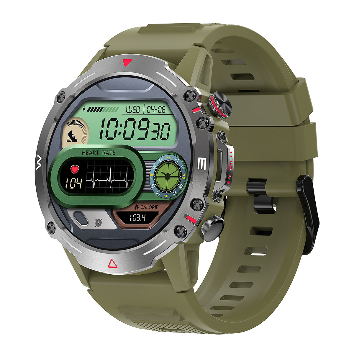 HK87Smart Watch Bluetooth Call Heart Rate Monitoring Exercise Blood Oxygen Blood Pressure AMOLED Bluetooth Version