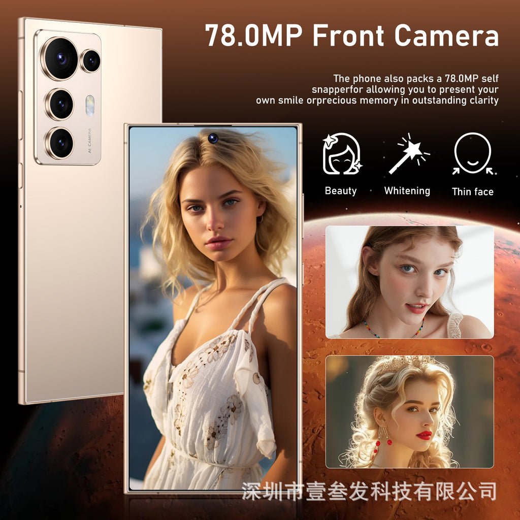 New S25 Ultra Smartphone12+512 High-end7.3Inch Large Screen Factory5G Mobile Phone