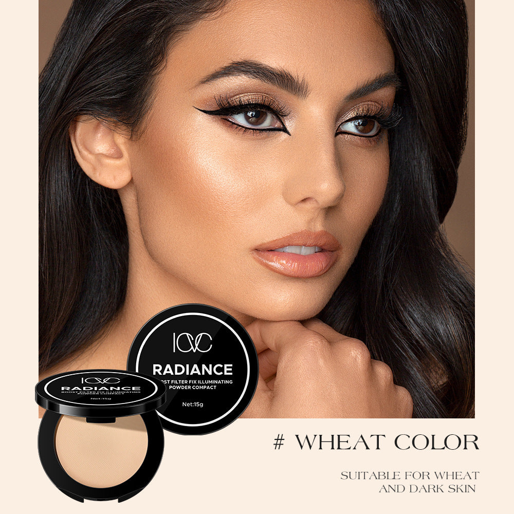 ICVC#1204Oil Control Powder Nude Makeup Setting Loose Powder5g Comes with makeup mirror, e-commerce version