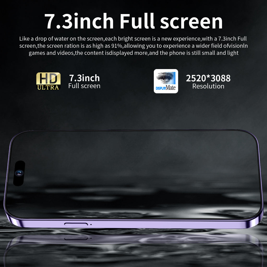 Mobile Phone i14ProMax Large Screen7.3inch phone16+1TB Source Factory Wholesale