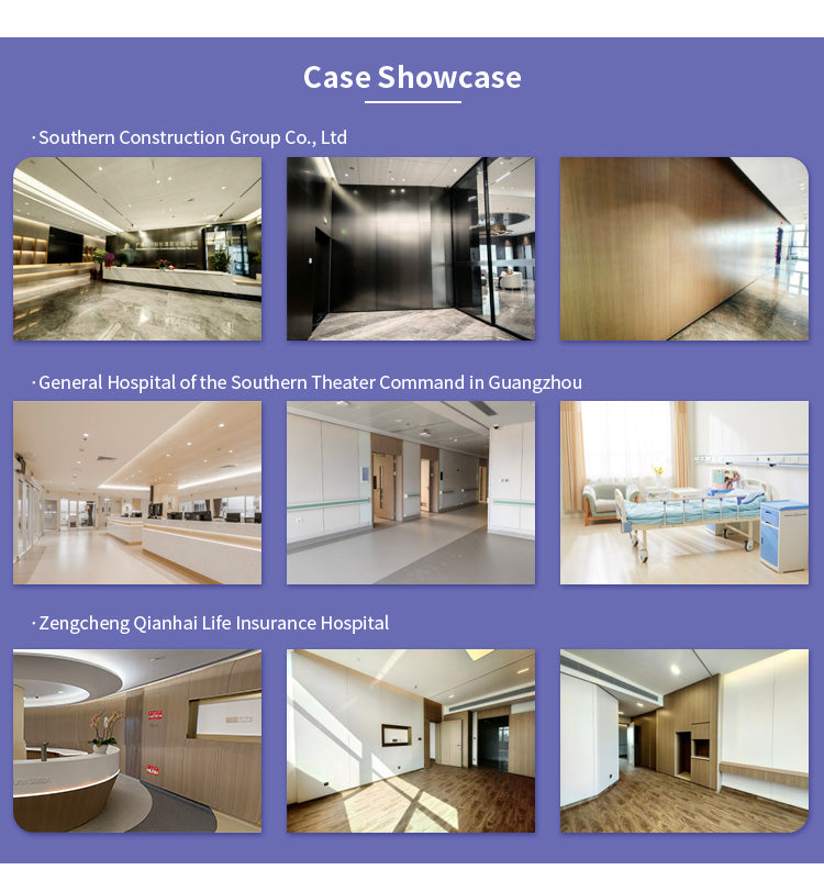 Customizable 4mm PP Wall Panel Ceiling & Floor Tile Calcium Silicate Board for Exterior Use in Tunnel Hospital School Laboratory