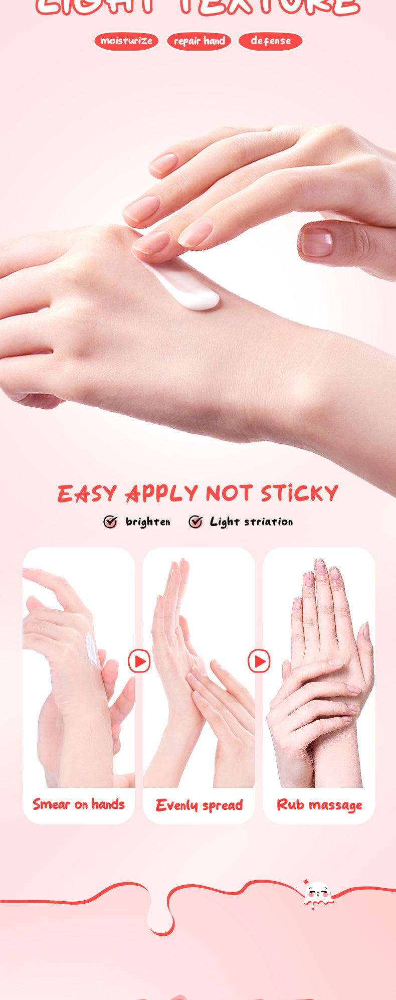 Fruit Hand Cream SADOER Ice Cream Series Moisturizing Autumn and Winter Hand Cream  Foreign Trade Wholesale