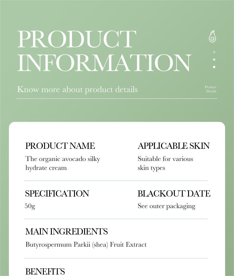 Avocado Skincare Set SADOER Cleansing, moisturizing and moisturizing six-piece set  foreign trade wholesale