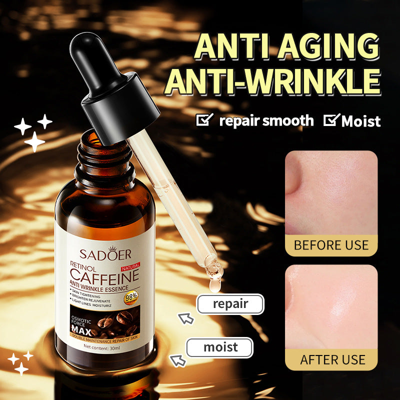 Retinol Caffeine Serum30ml SADOER Hydrating, Moisturizing, and Nourishing  Wholesale
