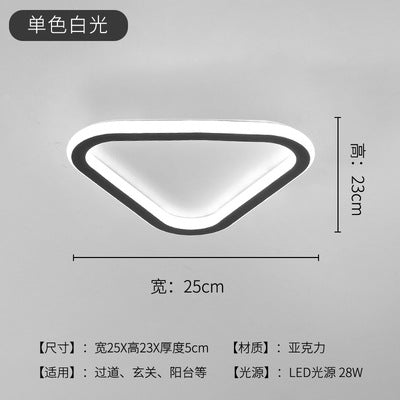 Aisle Light Entryway Hallway Light Iron Art Stair Light Cloakroom led Ceiling lamp balcony lamp Zhongshan lighting fixtures