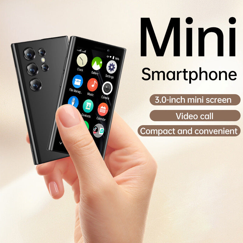 XS24pro Mini Mobile Phone3.0Inch Android Quad-Core Backup Ultra-Small Pocket Traditional Chinese Foreign Language
