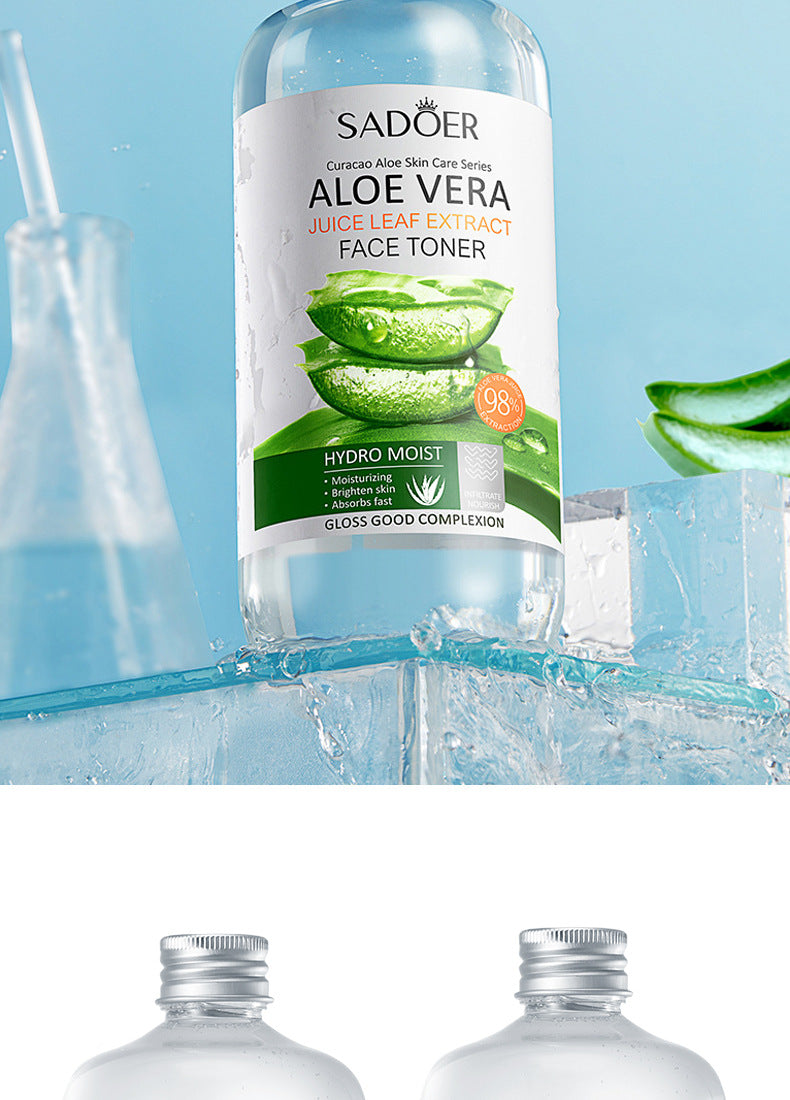 Aloe Vera Skincare Set SADOER Cleansing, hydrating, moisturizing, and nourishing  foreign trade manufacturer wholesale