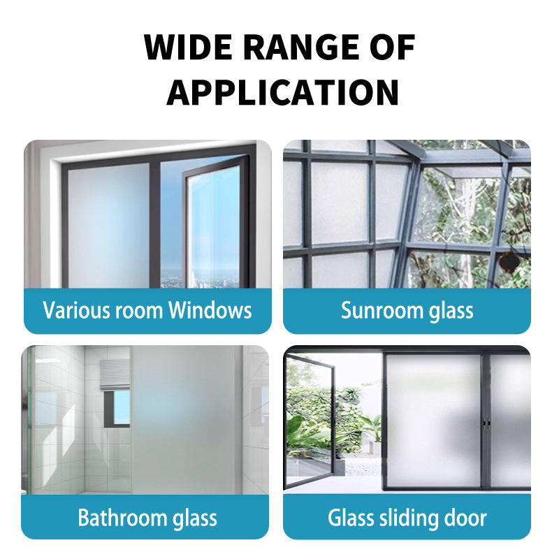 Frosted Glass Paint Light Blocking Opaque Glass Paint Bathroom Glass Window Sandblasting Frosted Glass Film Paint