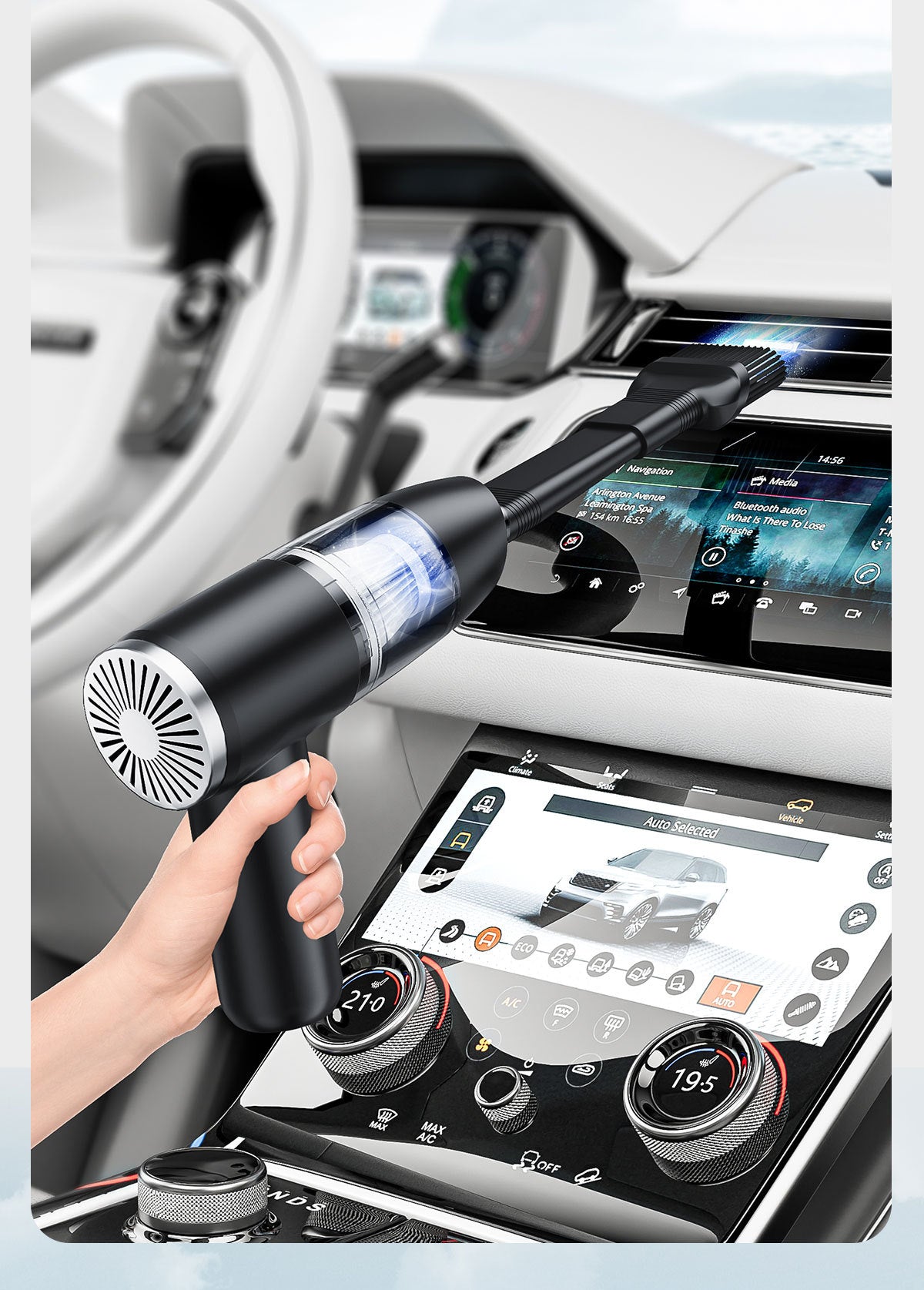 Handheld Portable Dual-use Cordless Vacuum Cleaner for Home and Car, Wet and Dry Dual-use, Strong Suction, Multi-functional Vacuum Machine