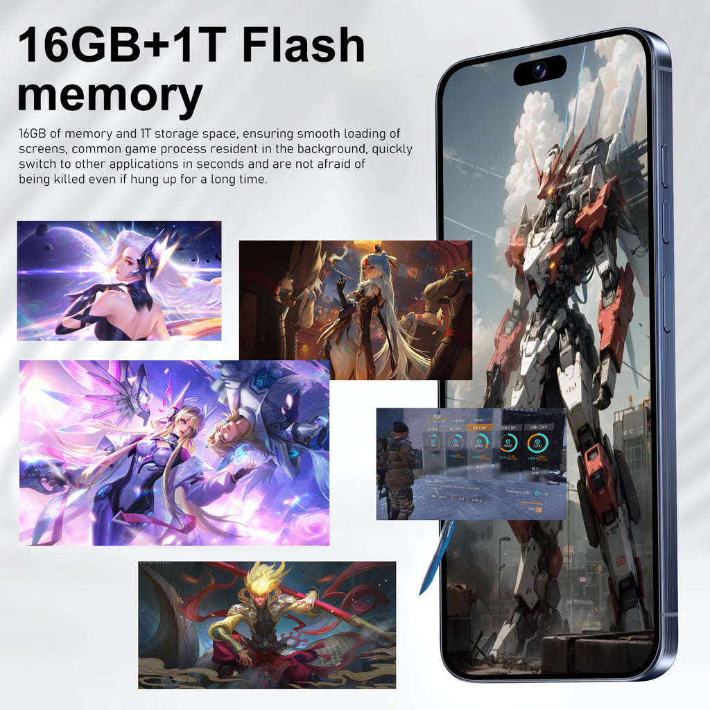 New Mobile Phone i5 ProMax Smartphone7.3Large Screen16+1T Android Factory Price(Popular)