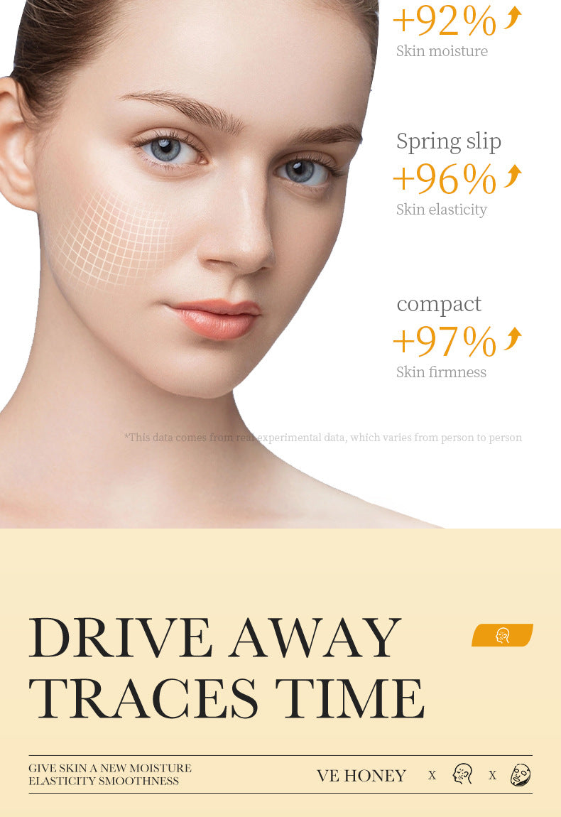 BIOAOUA Vitamin E Honey Mask Hydrating Moisturizing Repair Brightening Mask Wholesale 10 Pieces