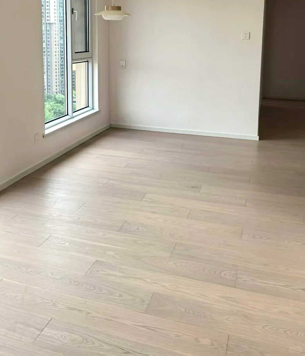 Custom Engineered Solid Wood Oak Hardwood Flooring Premium Three Layer Waterproof Flooring Outdoor Use Park Villas Offices