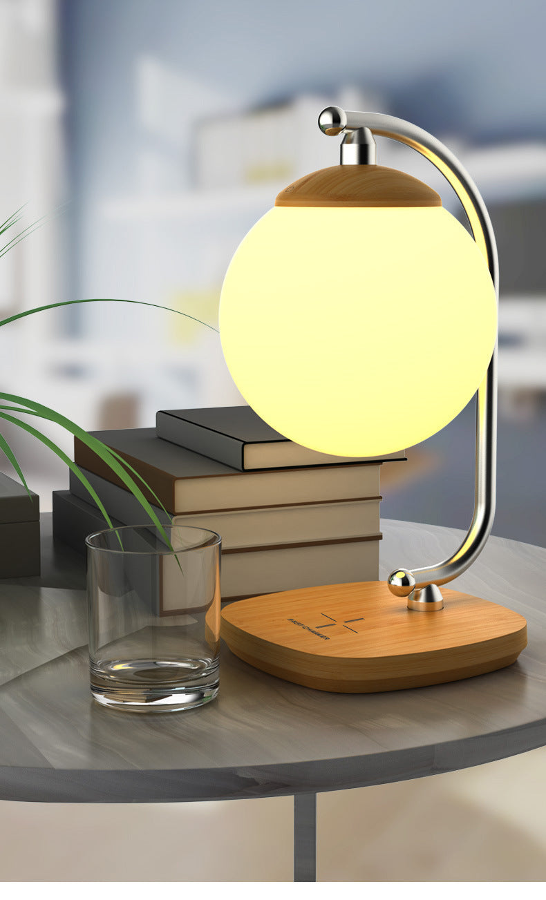 Moon15w Radio Outdoor Camping Atmosphere Lamp Bedroom Table Lamp Bedside High-end Eye Protection Night Light