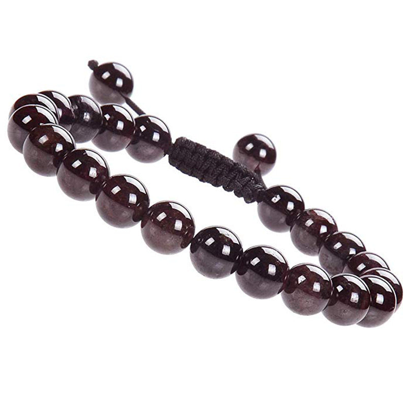 AliExpress Natural Tiger Eye Stone Bracelet Agate Couple Woven Bracelet Peacock Stone Woven Bracelet
