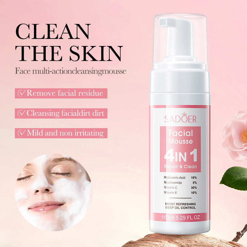 Four-in-One Skincare Series SADOER Moisturizing, nourishing, and rejuvenating face cream essence liquid  wholesale