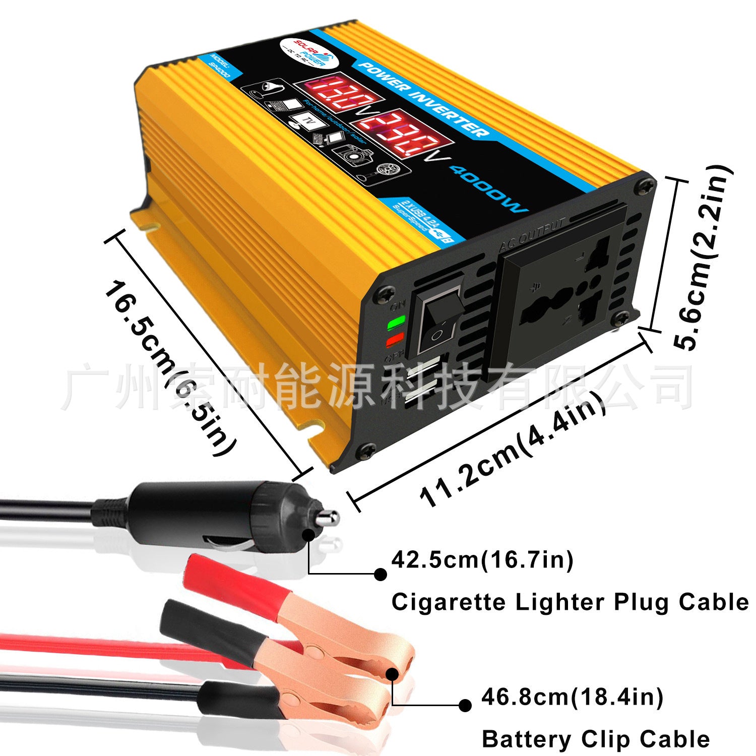 Solar Energy Kit System: 12V Inverter 18W Solar Panel 30A Controller Solar System