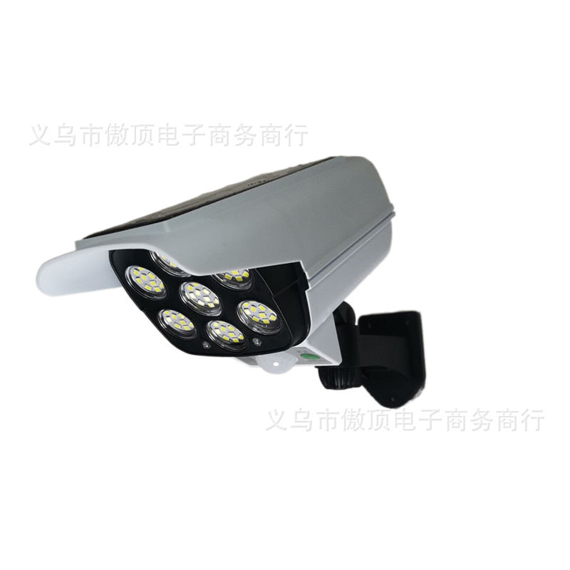 Specialized Ultra-Bright Solar-Powered Human Body Sensor Dummy Surveillance Camera Faux Camera Garden Light Emergency Light Wall Light Street Light