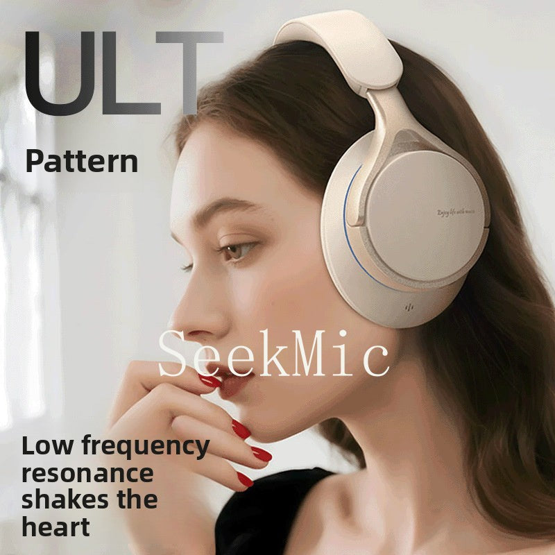 Private Model2025New heavy bass long battery life over-ear headphones ANC Noise-canceling Wireless Bluetooth Earbuds Patent B12