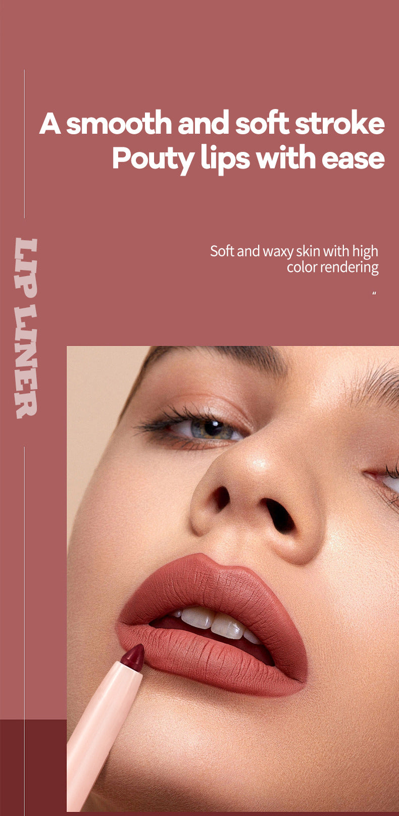 OCHEAL Ouqianya Lip Liner Long-lasting Waterproof Matte Lipstick Packaging Lip Makeup