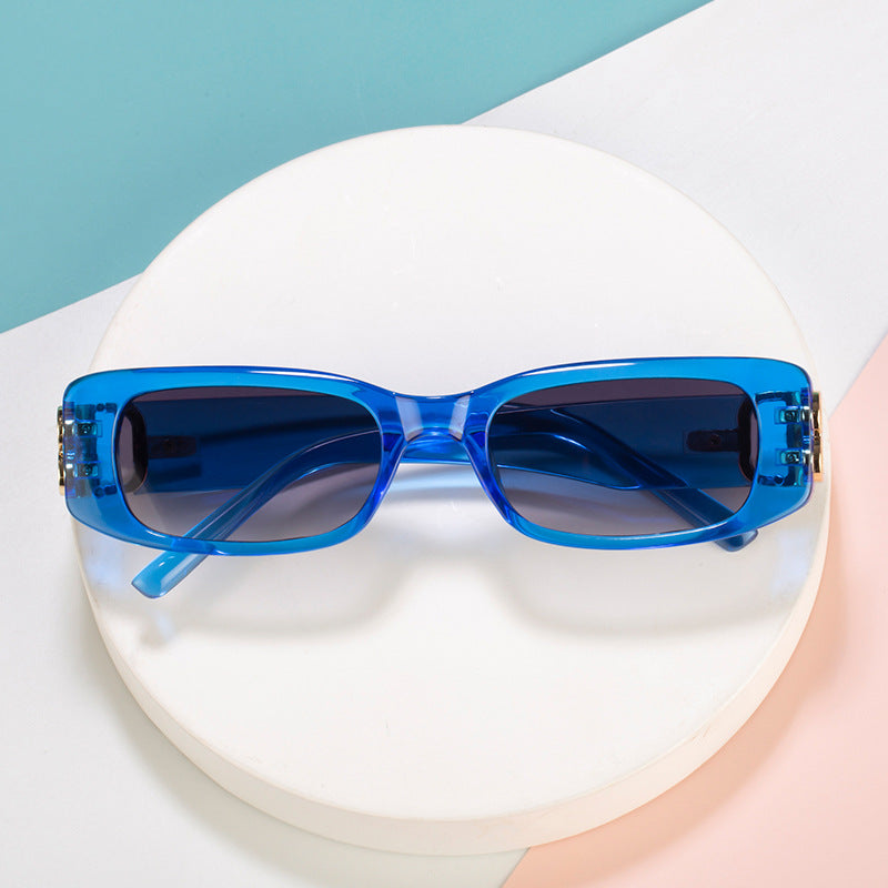 New Small Frame Sunglasses for Women, European and American Fashion, Internet Celebrity Style, High-End Glasses Trend sunglasses
