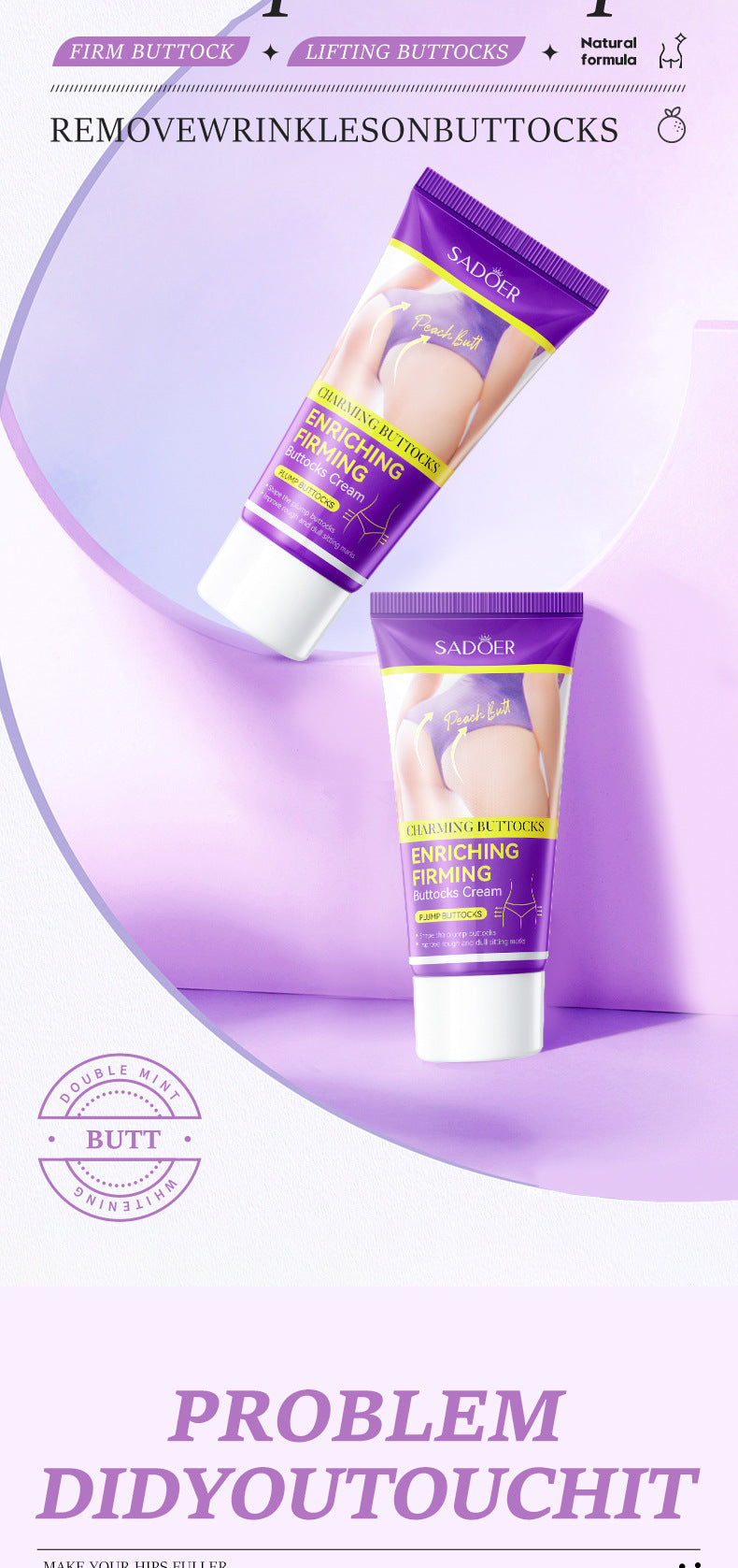 Beauty Butt Cream60g SADOER Plump and Lift Butt Body Care Products  Wholesale