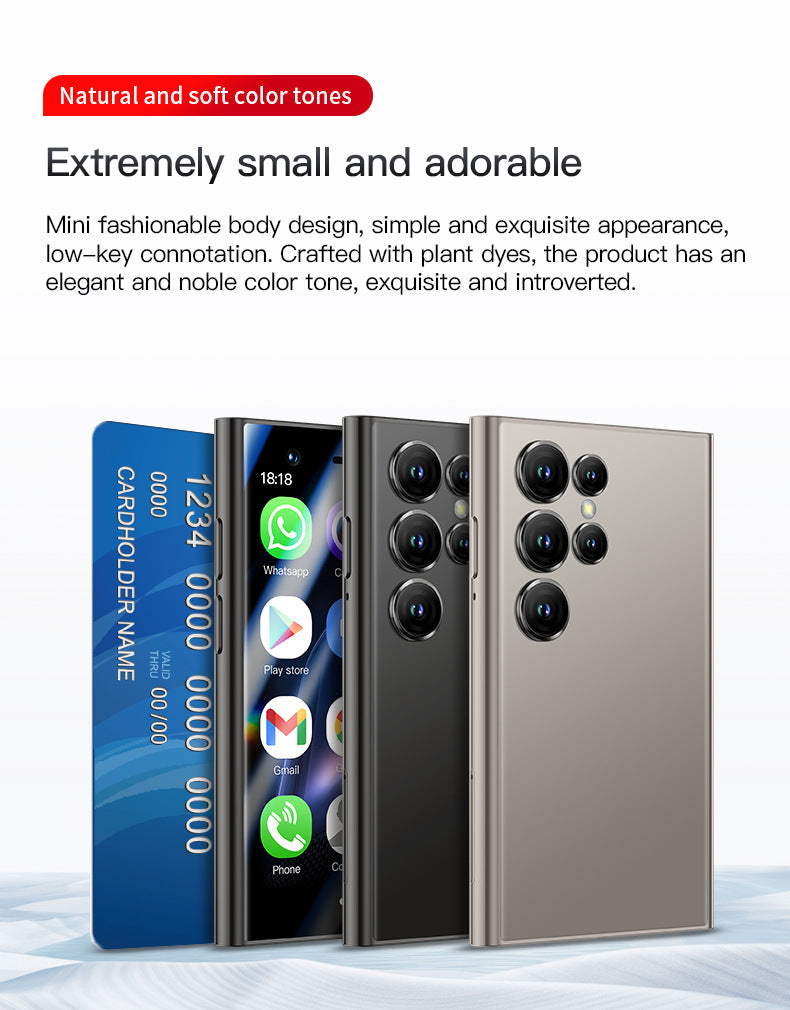 New Mobile Phone S25 Ultra Smartphone Dual SIM Mini Straight Touch Screen Android3G Ultra-small Mobile Phone