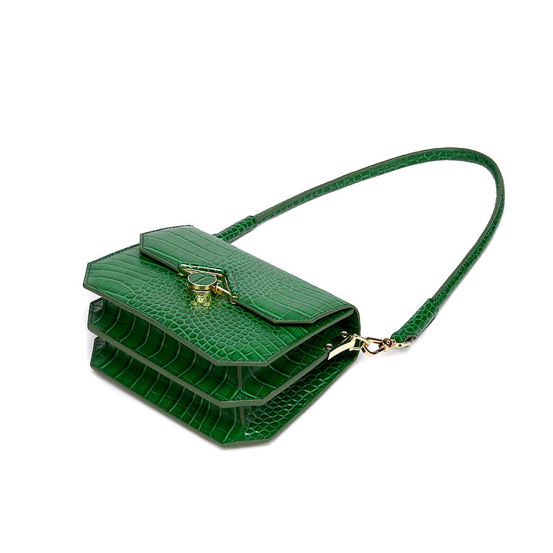 Women's Bag Summer New Crocodile Pattern Chain Bag Trendy Fashion Retro Personality Stylish Single Shoulder Crossbody Bag