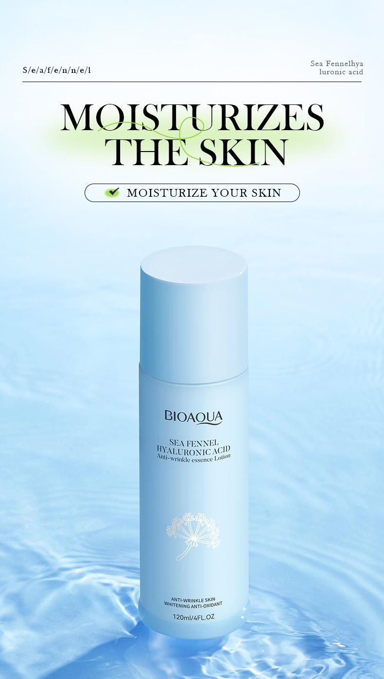 Sea Fennel Hyaluronic Acid Skin Care Set  BIOAOUA Moisturizing Five-Piece Set Cross-Border Wholesale