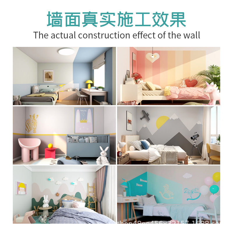 Manufacturer Internet Celebrity Latex Paint Water-Based White Coating Odorless Self-Painting Wholesale of Interior Wall Renovation Paint for Home Use