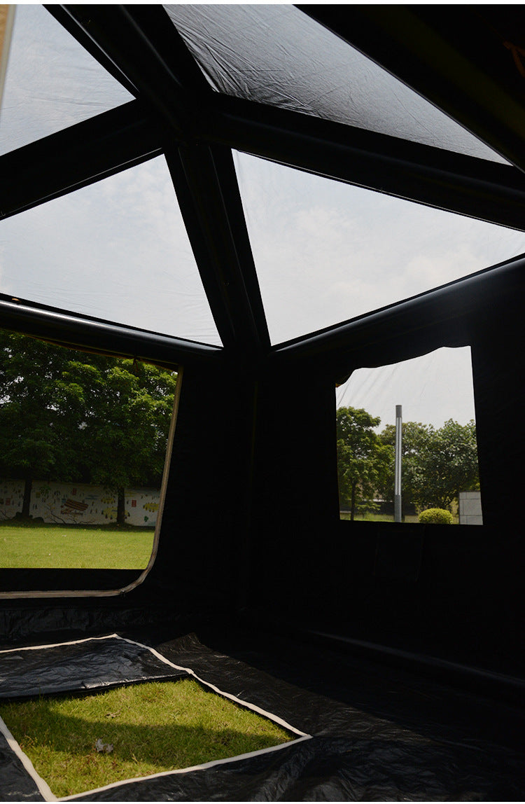 Wholesale Inflatable Tent from Source Factory Middle East Saudi Arabia Tent Black Sunproof Rainproof Automatic Quick Open3*