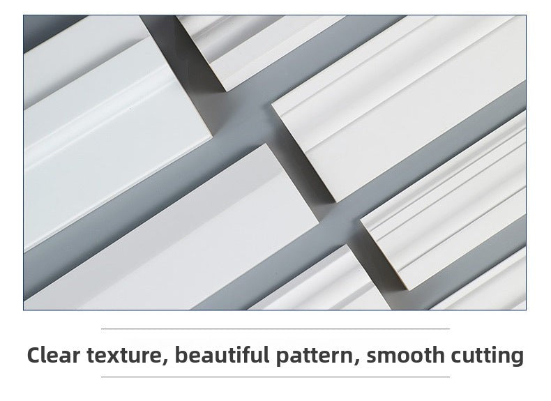 European and American popular pine skirting board, painted decorative trim, skirting line, solid wood skirting board
