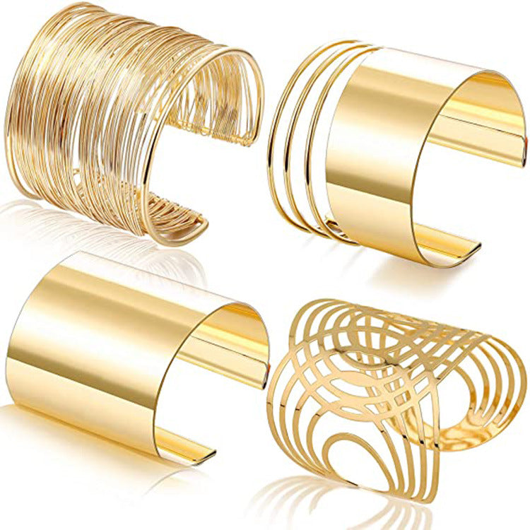 Alloy Arm Bracelet for Women Versatile High-end Jewelry for Men ins Niche Accessories Bracelet