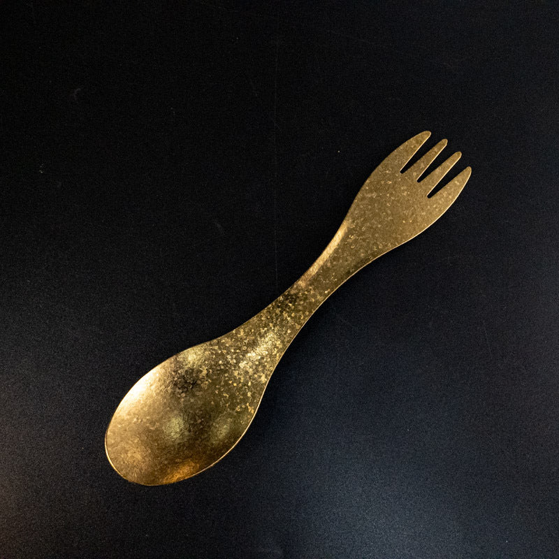 Pure Titanium Multifunctional Spoon Fork Ice Flower Camping Outdoor Crystal Fork Household Lightweight Spoon Creative High-Value Colorful