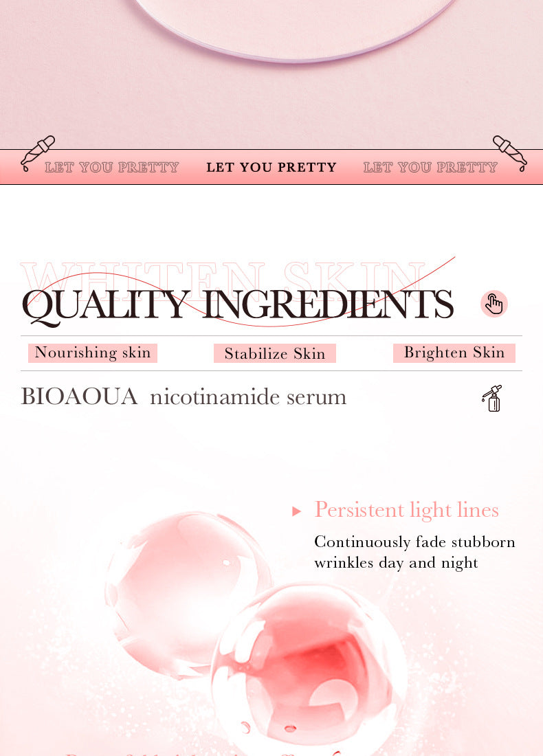 BIOAOUA Essence Series Hydrating and Nourishing Vitamins C Essence   Factory Direct Sales