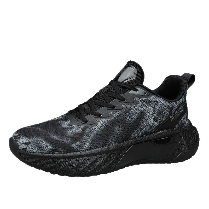 Marathon Running Shoes Soft Sole Cushioning Men and Women Mesh Training Running Shoes Rebound Physical Test Sports Student Sports Shoes Men's