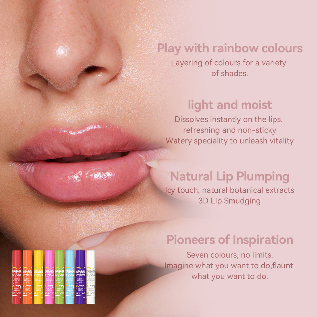 Tinted Lip Balm Set Moisturizing Anti-Cracking Lipstick Lip Mask Vaseline Tinted Nourishing Lip Balm