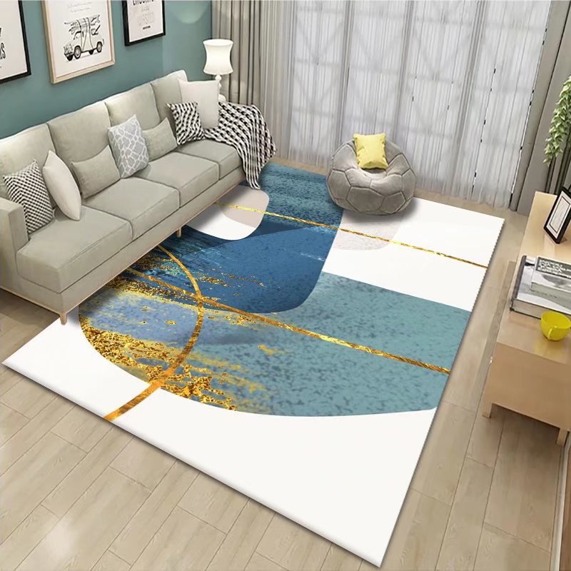 Simple Modern Minimalist Style Carpet Living Room Coffee Table Rug Bedroom Full Bedside Mat Rectangular Home Rug