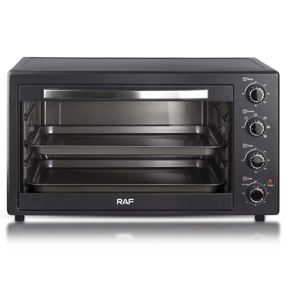 RAF Electric Oven EU Standard68L Multifunctional Household Large Capacity Fully Automatic Smart Oven Fryer with Visible Baking