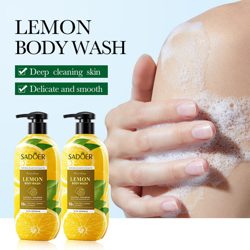 Fruit Body Wash400ml SADOER Coconut Cleansing Avocado Shower Milk  Foreign Trade Wholesale