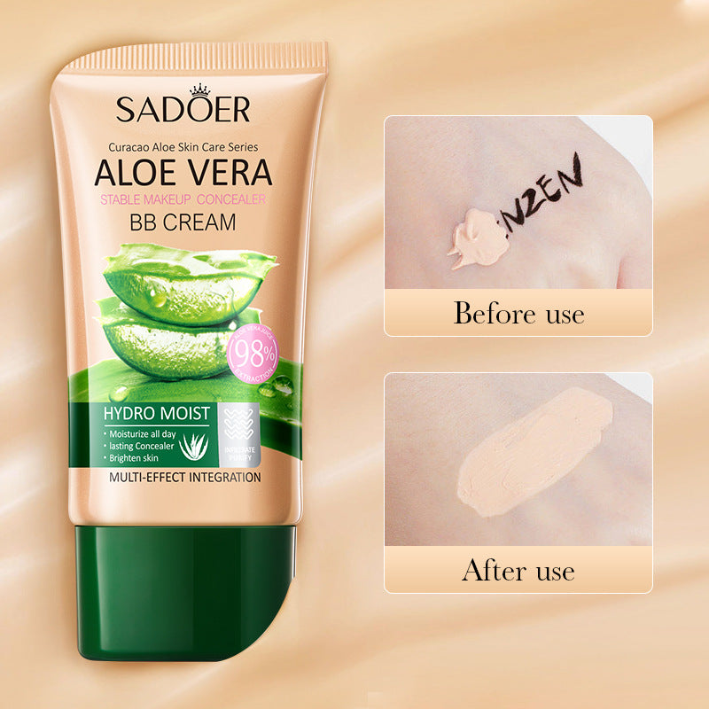 Aloe Vera Long-lasting Concealer BB Frost SADOER Contouring and Shaping Makeup BB Wholesale  Foreign Trade Frost