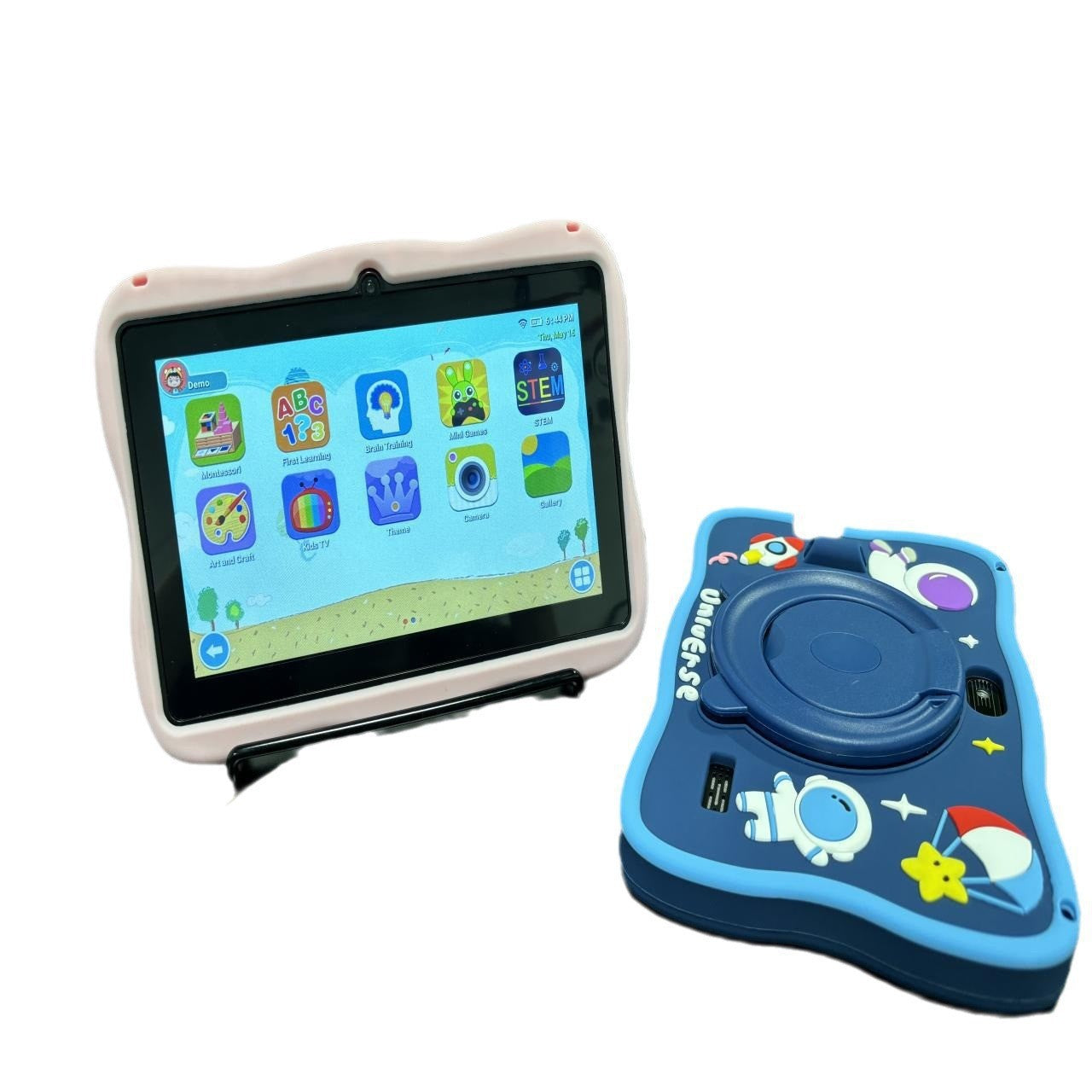 Popular Q88Tablet Pc7Inch Screen WIFI Quad-core student children's learning tablet with protective case