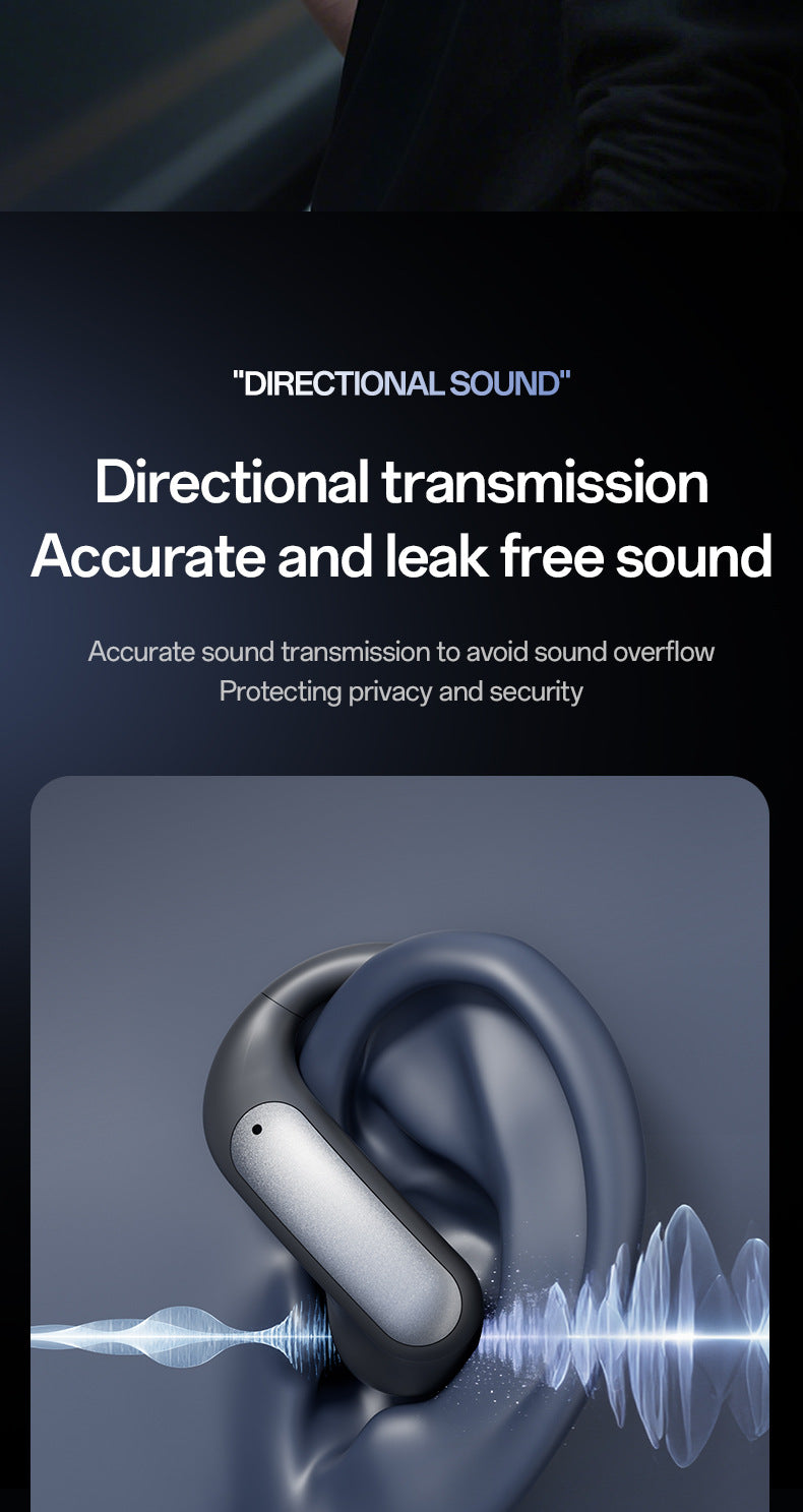 Popular M134Digital Display Ear-Hook Headphones Private Model High Appearance Long Battery Life Wireless Bluetooth Headphones