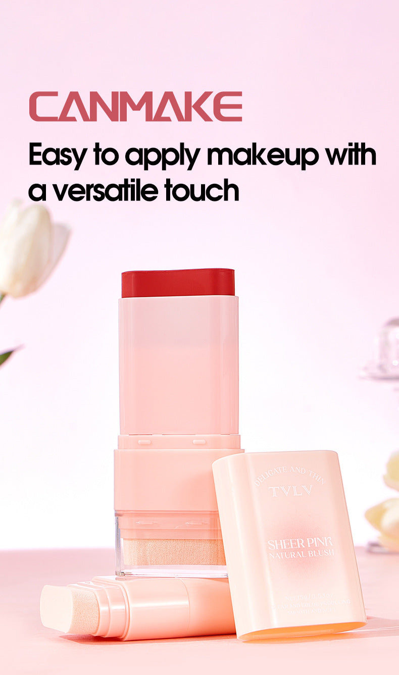 Matte Blush Cream15g Nude Six-Color Waterproof Gradient Blush Cream Version Daily Makeup
