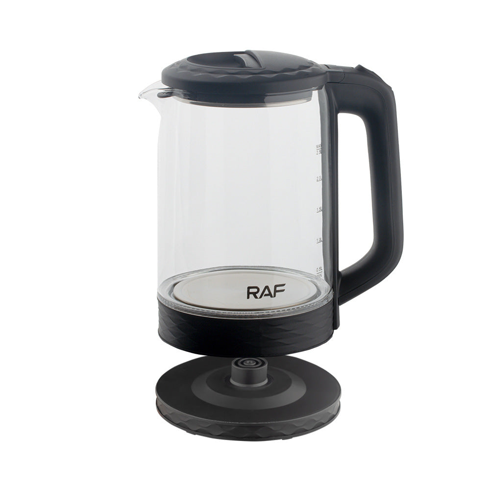 RAF European Standard Transparent Glass2.5L Electric Kettle Automatic Large Capacity Multi-Functional Kettle Overheat Protection