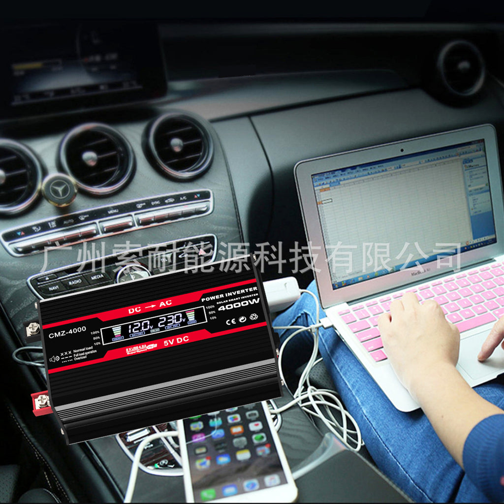 Motorcycle and Car Accessories300W Car Converter Inverter Car Inverter Power Supply12V Turn110V/220V