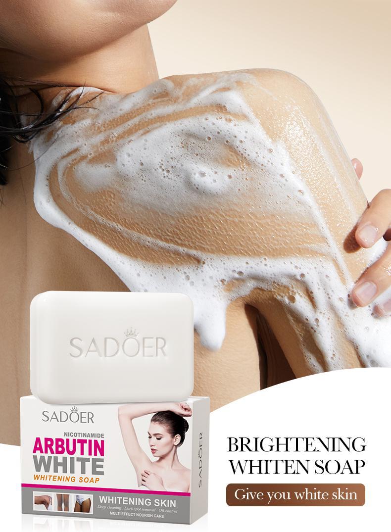 Kojic Acid Whitening Soap100g SADOER Clean Bathing Facial Soap Handmade Soap  Wholesale